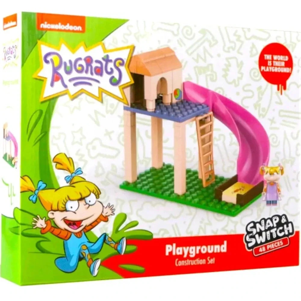 Rugrats - Snap & Switch 48 Piece Angelica Playground Construction Set  - BNIB 🛝